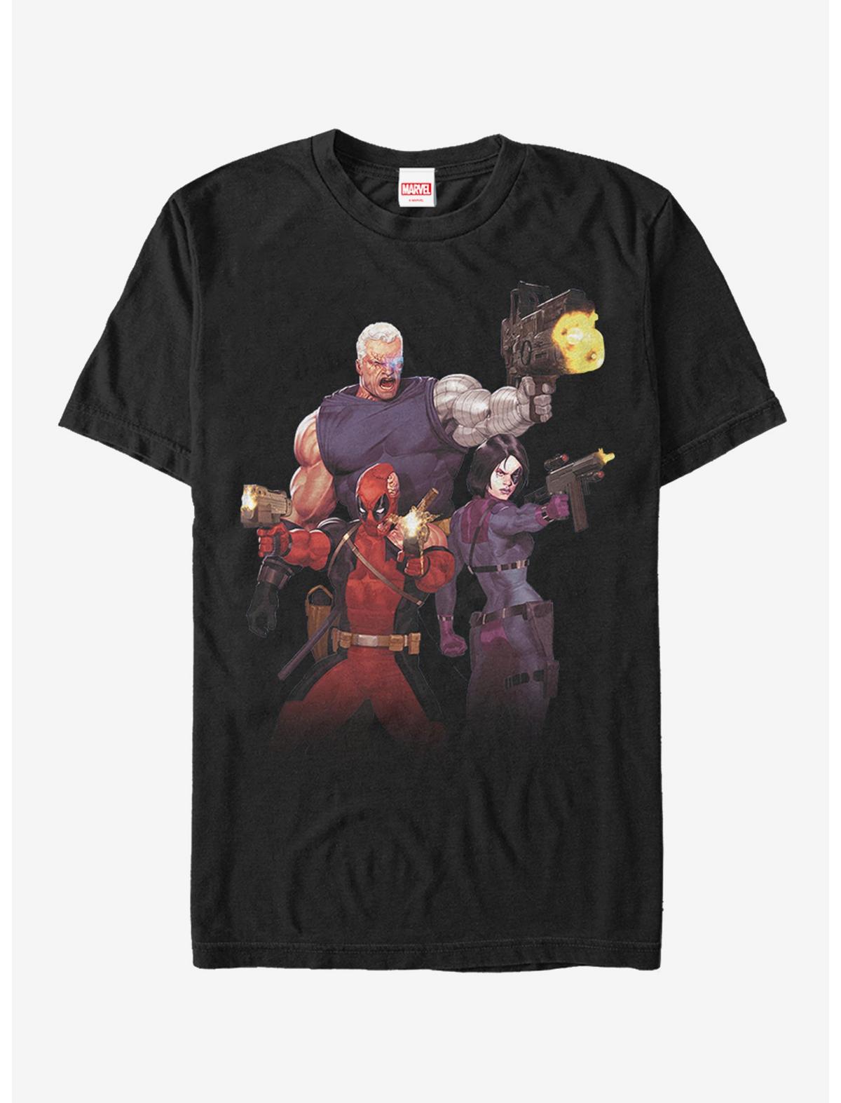 Marvel Deadpool X-Force Group T-Shirt - US 1415