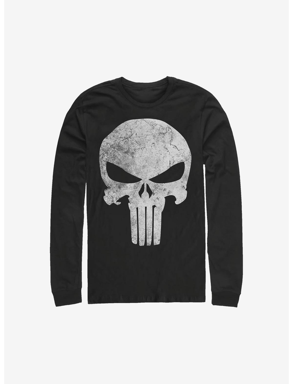 Marvel Punisher Punisher Distresskull Long-Sleeve T-Shirt - US 7886