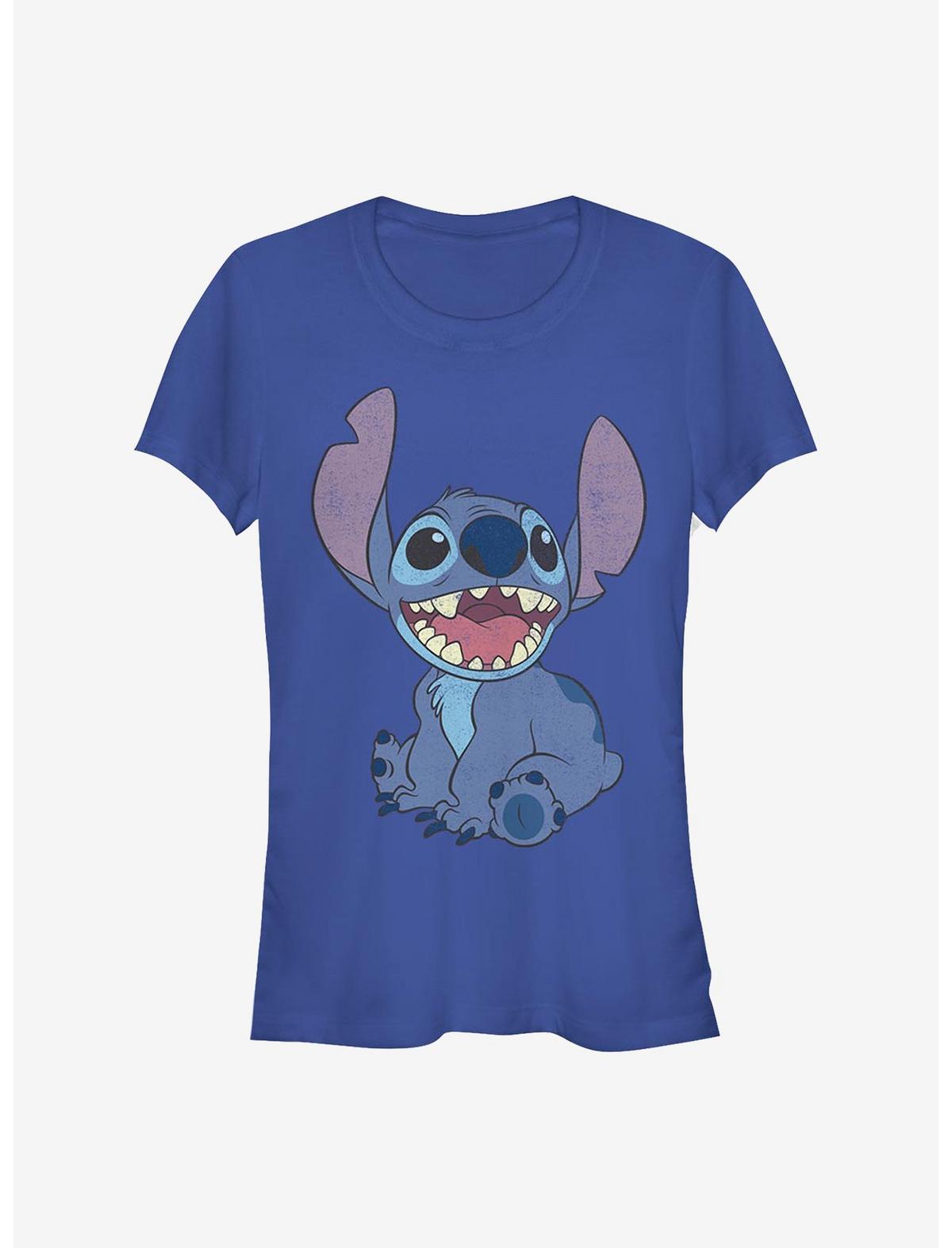 Disney Lilo & Stitch Basic Happy Stitch Girls T-Shirt - US 3384