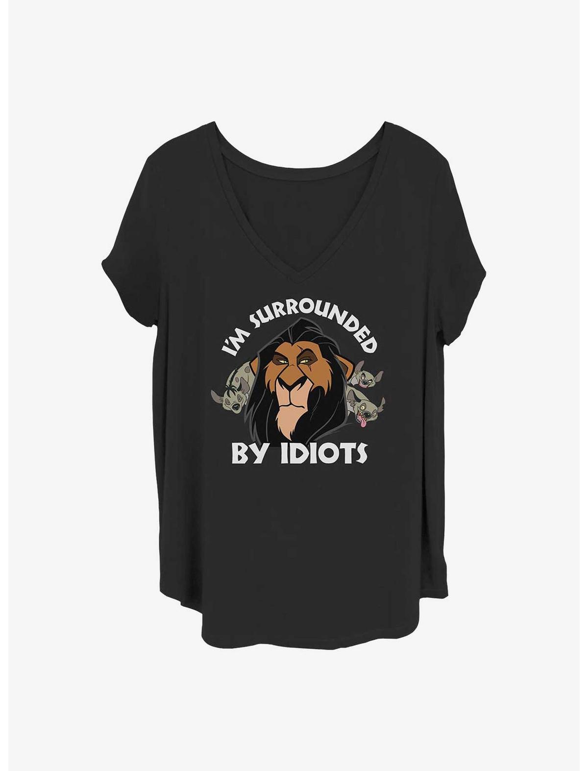 Disney The Lion King Surly Scar Girls T-Shirt Plus Size - US 5465