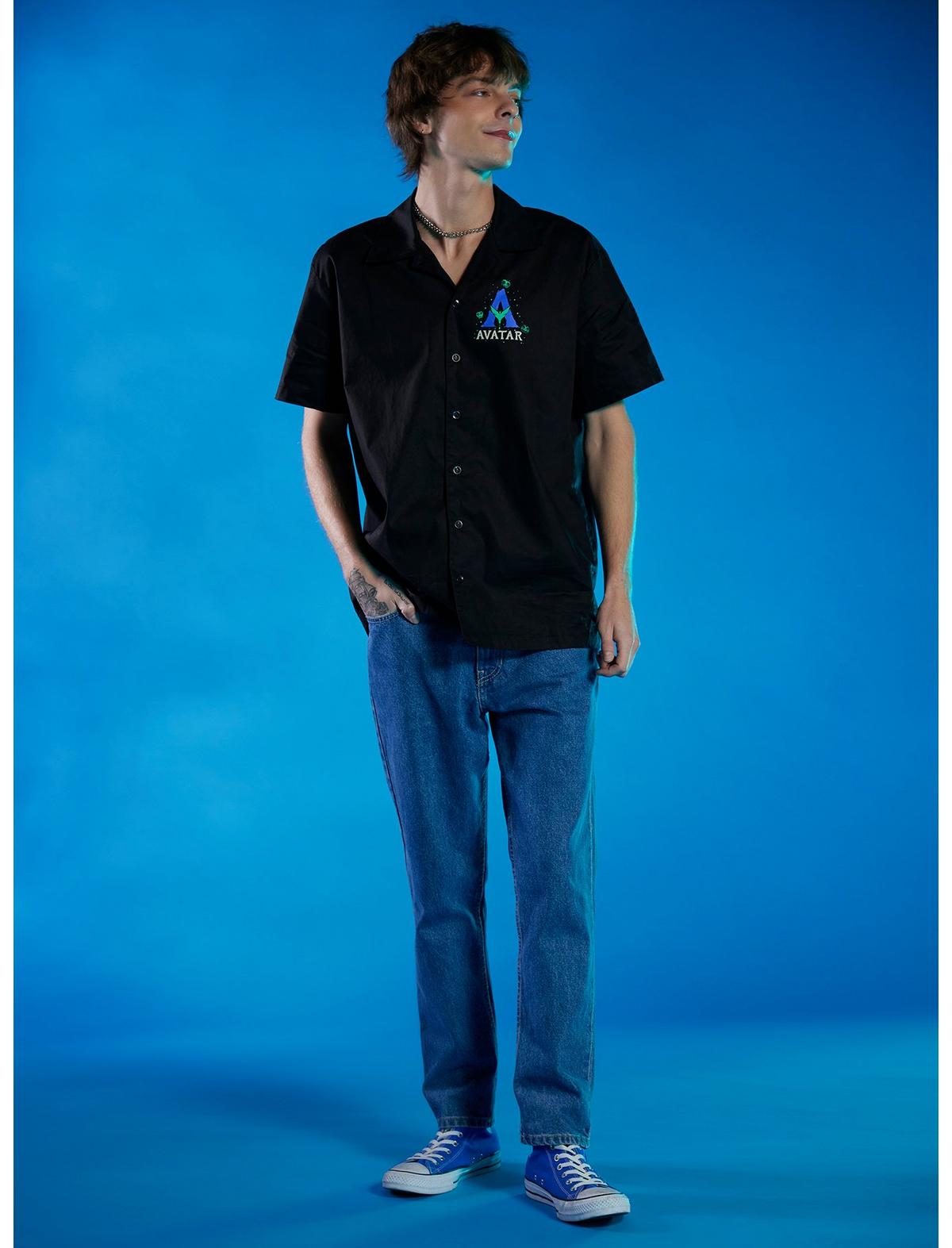 Avatar: The Way Of Water Logo Woven Button-Up - US 4702