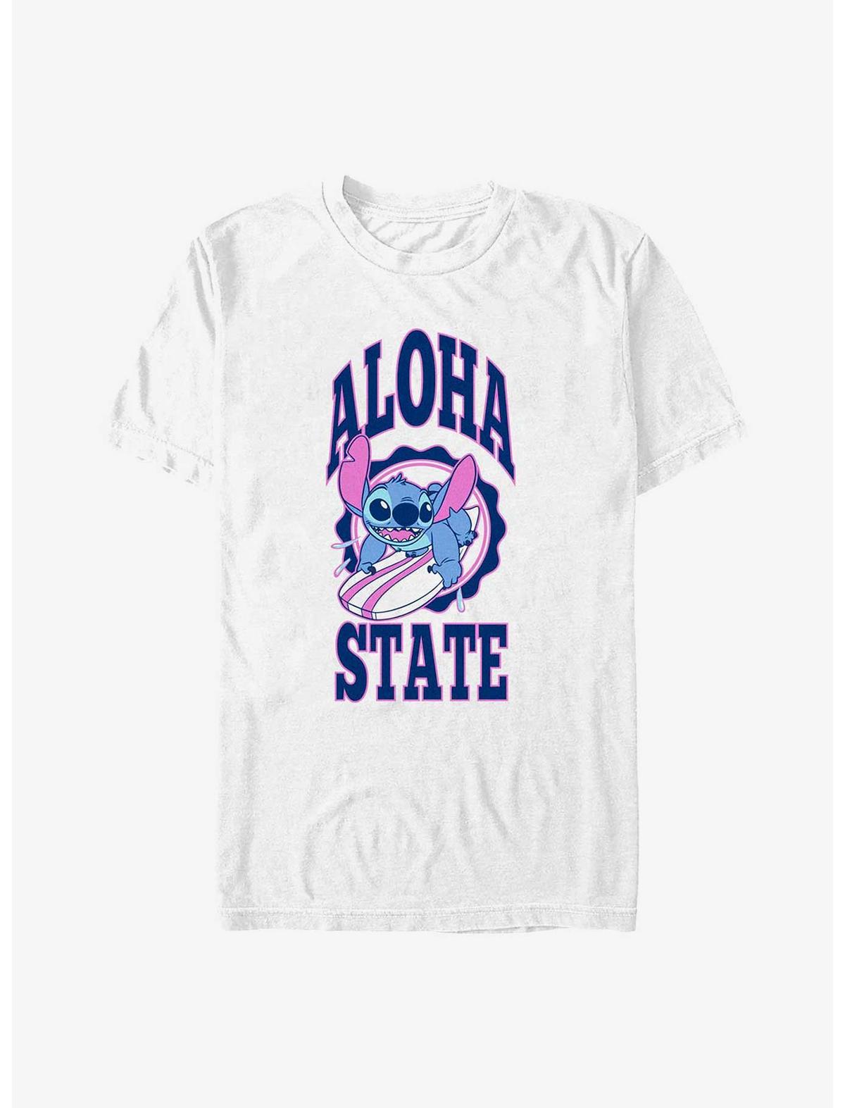 Disney Lilo & Stitch Aloha State Stitch Surf T-Shirt - US 2890