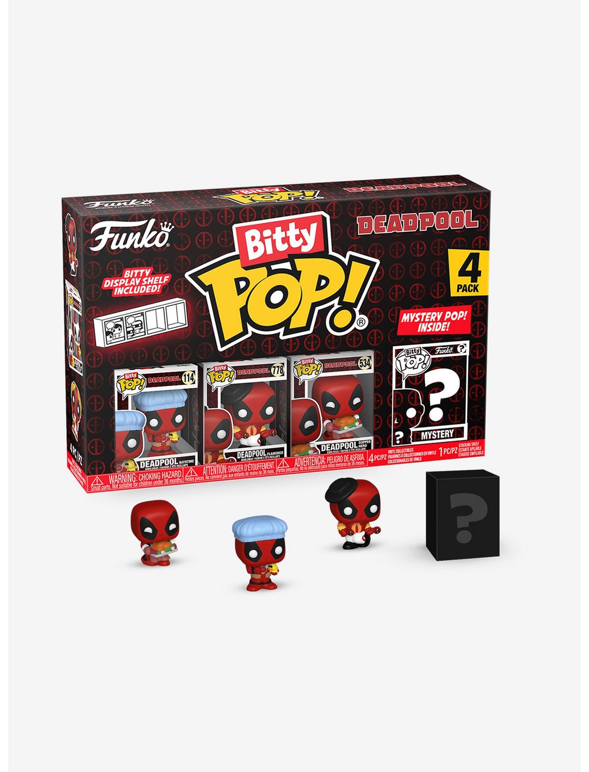 Funko Marvel Deadpool Bitty Pop! Bathtime Vinyl Figure Set - US 7006