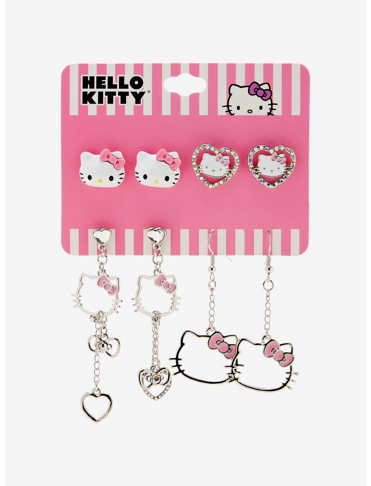 Hello Kitty Bling Earring Set - US 4879