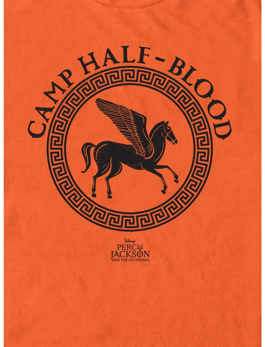 Disney Percy Jackson And The Olympians Camp Half Blood Logo T-Shirt - US 7917