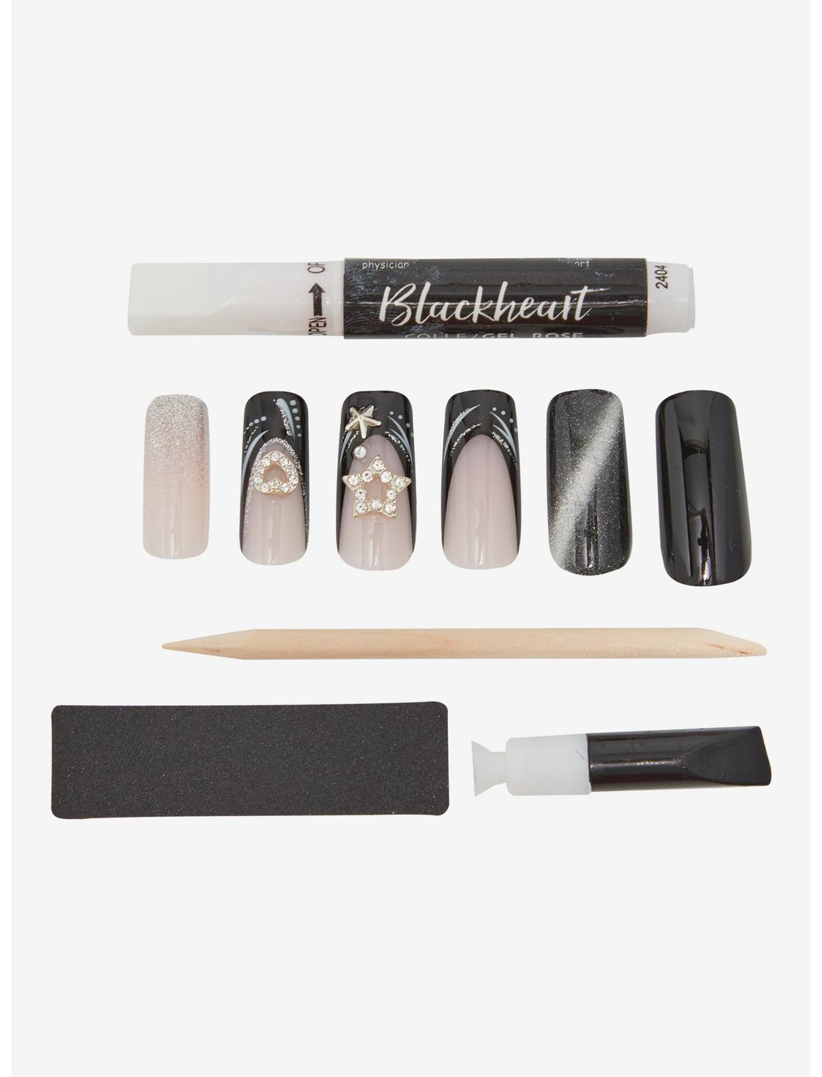 Blackheart Celestial Cat Eye Faux Nail Set - US 2862