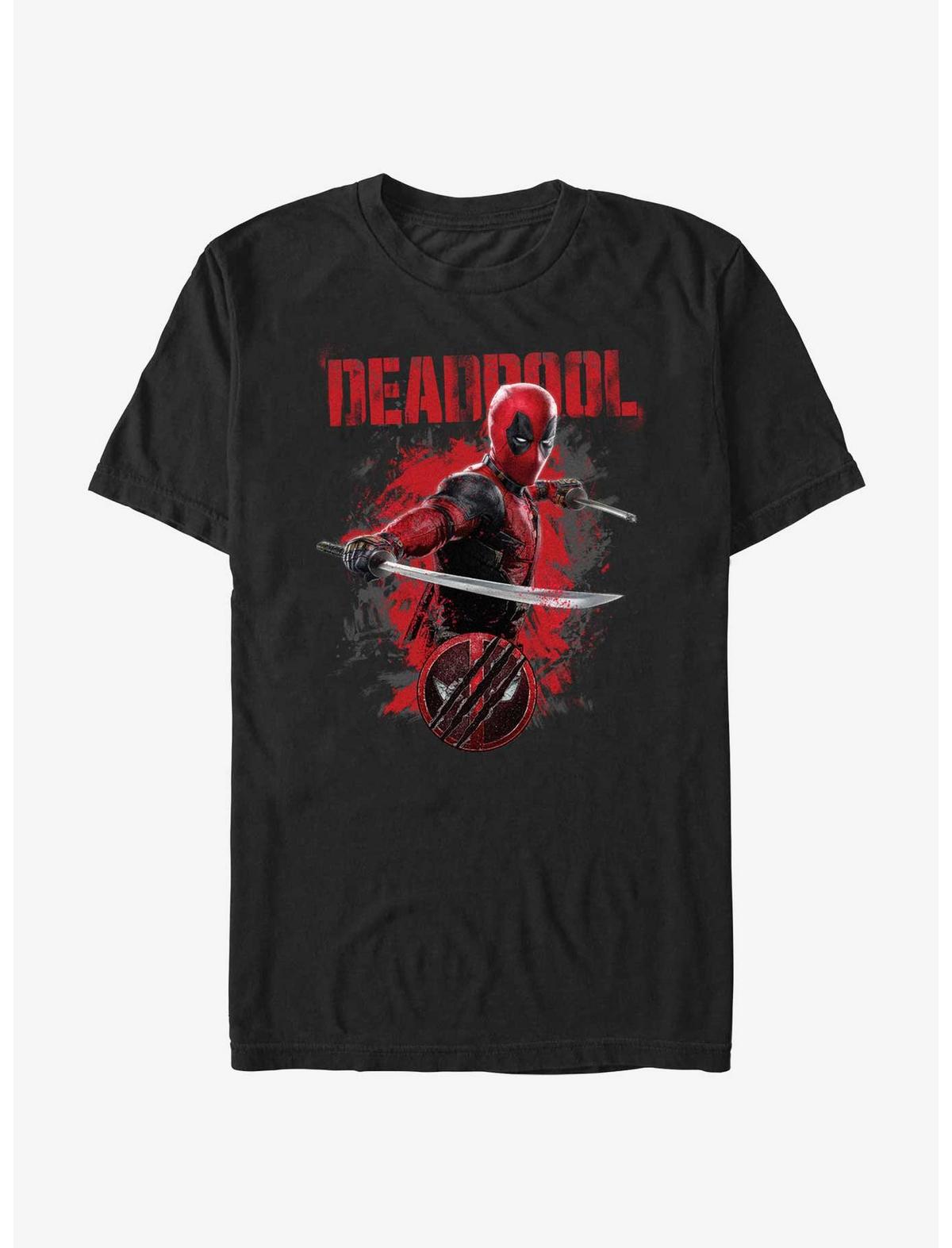 Marvel Deadpool & Wolverine Paint Dump Deadpool T-Shirt - US 1364