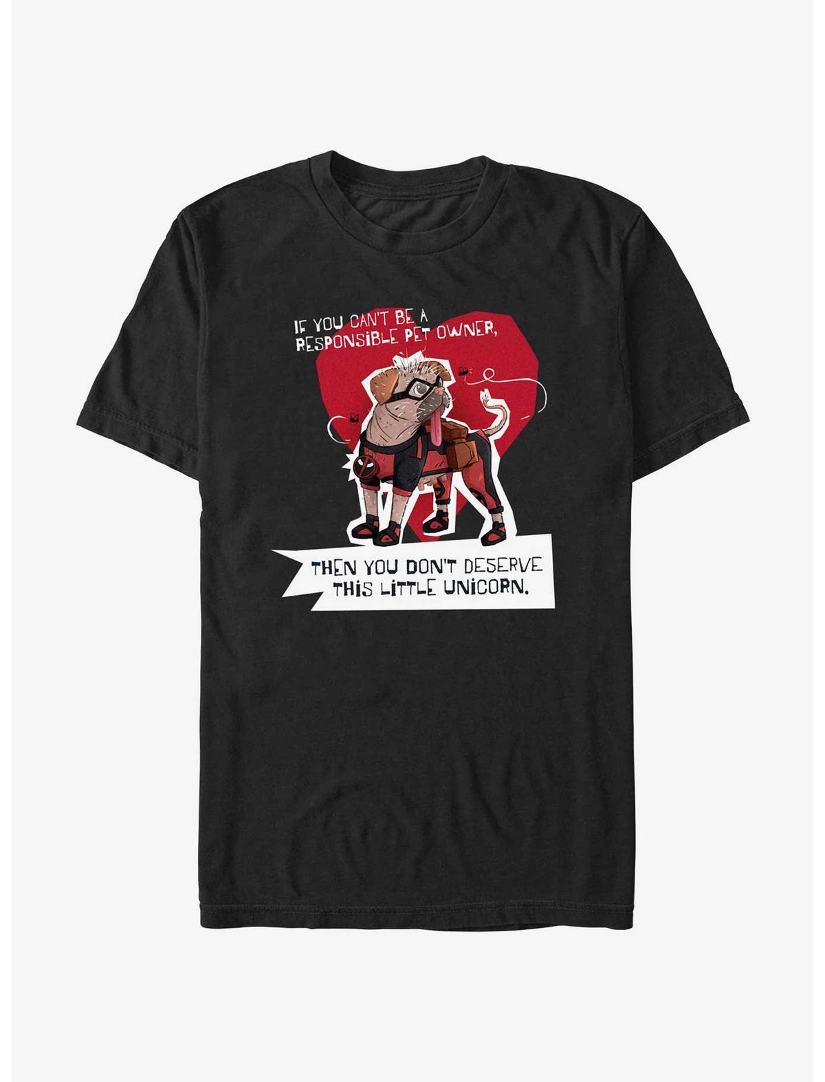 Marvel Deadpool & Wolverine Dogpool Little Unicorn T-Shirt - US 9734
