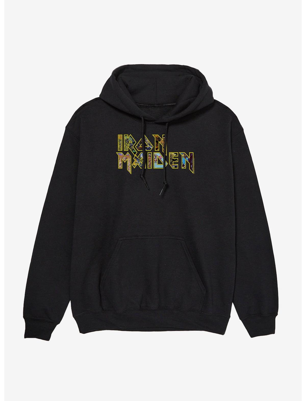 Iron Maiden Logo Collage Hoodie - US 9729