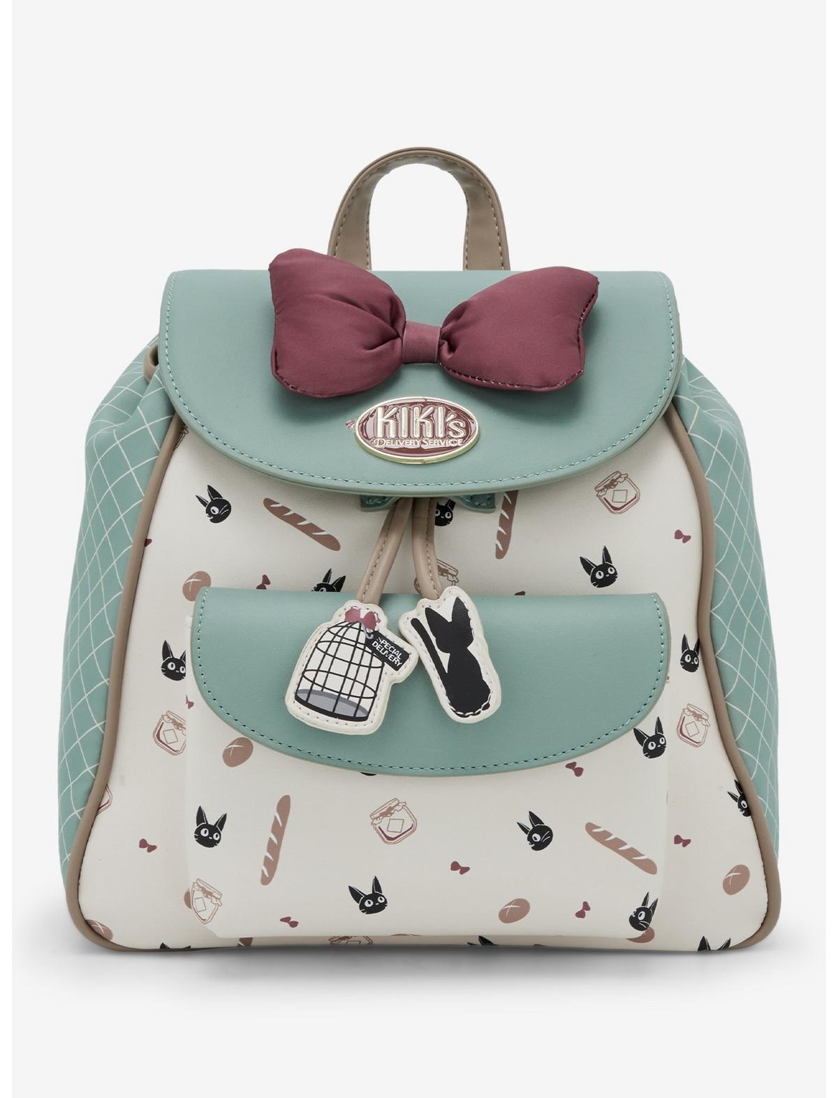 Her Universe Studio Ghibli® Kiki's Delivery Service Jiji Drawstring Mini Backpack - US 4464