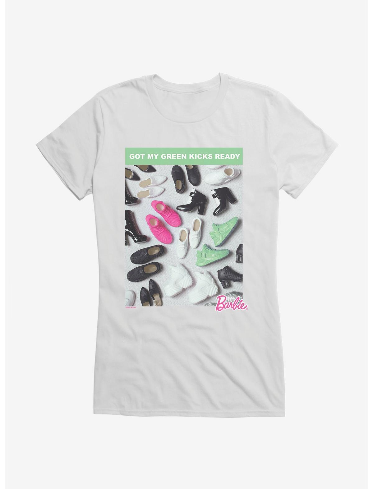 Barbie St. Patrick's Day Green Kicks Girls T-Shirt - US 8543