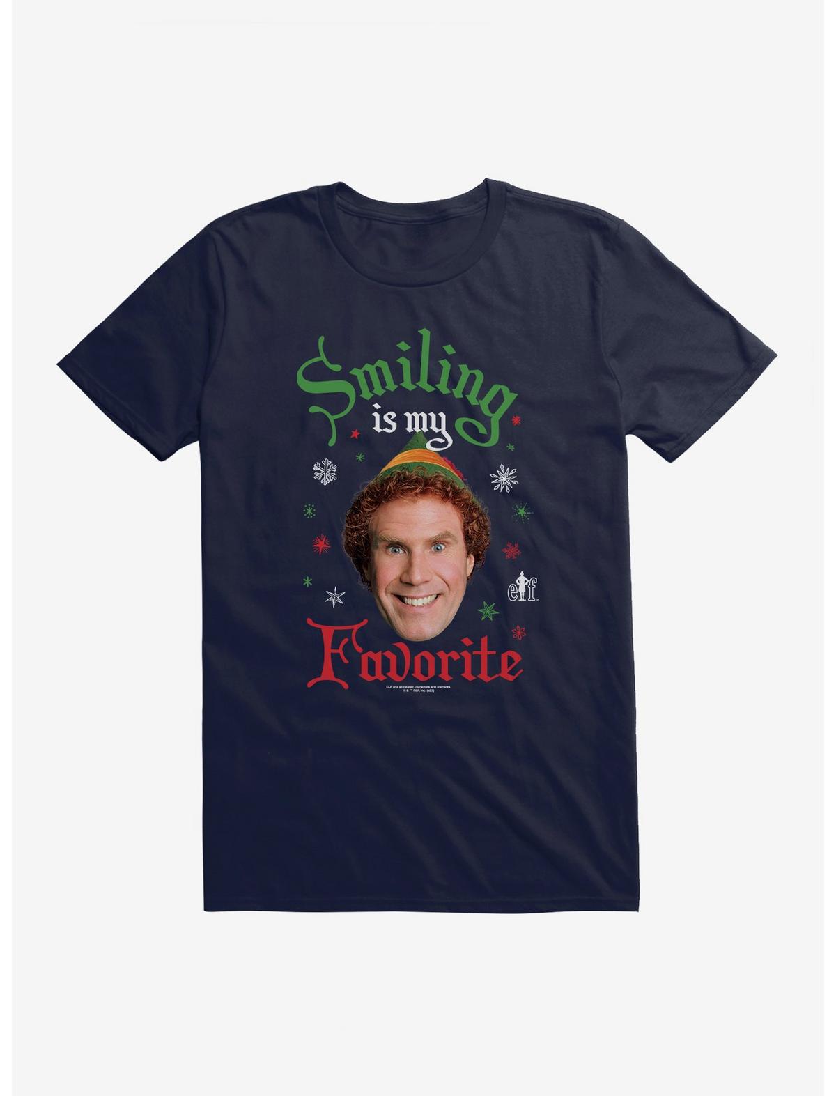 Elf Smiling Is My Favorite T-Shirt - US 1769