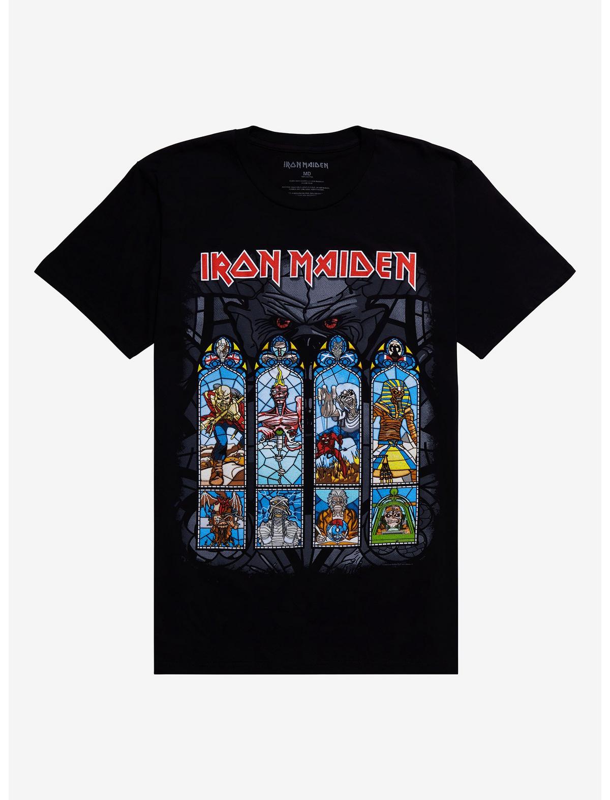 Iron Maiden Legacy Of The Beast Stained Glass T-Shirt - US 7191