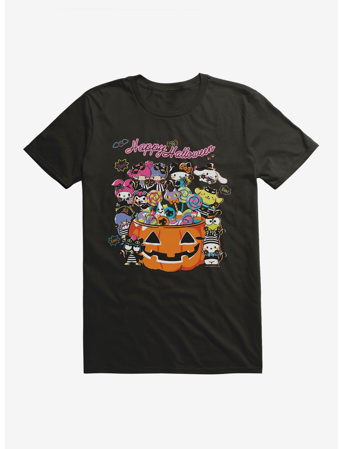 Hello Kitty And Friends Happy Halloween Group Candy T-Shirt - US 2311