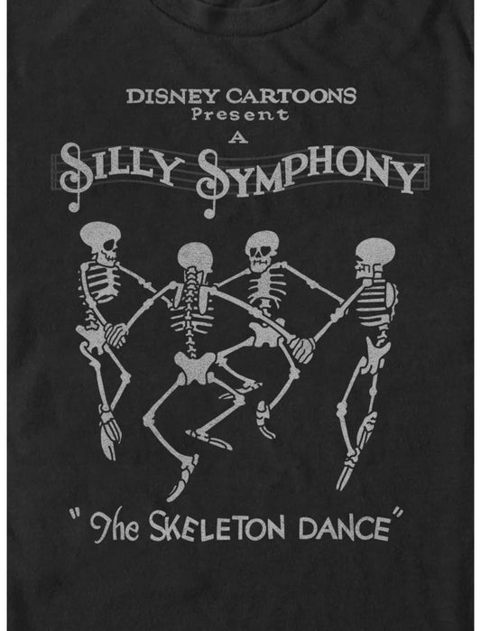 Disney Silly Symphony Skeleton Dance T-Shirt - US 5452