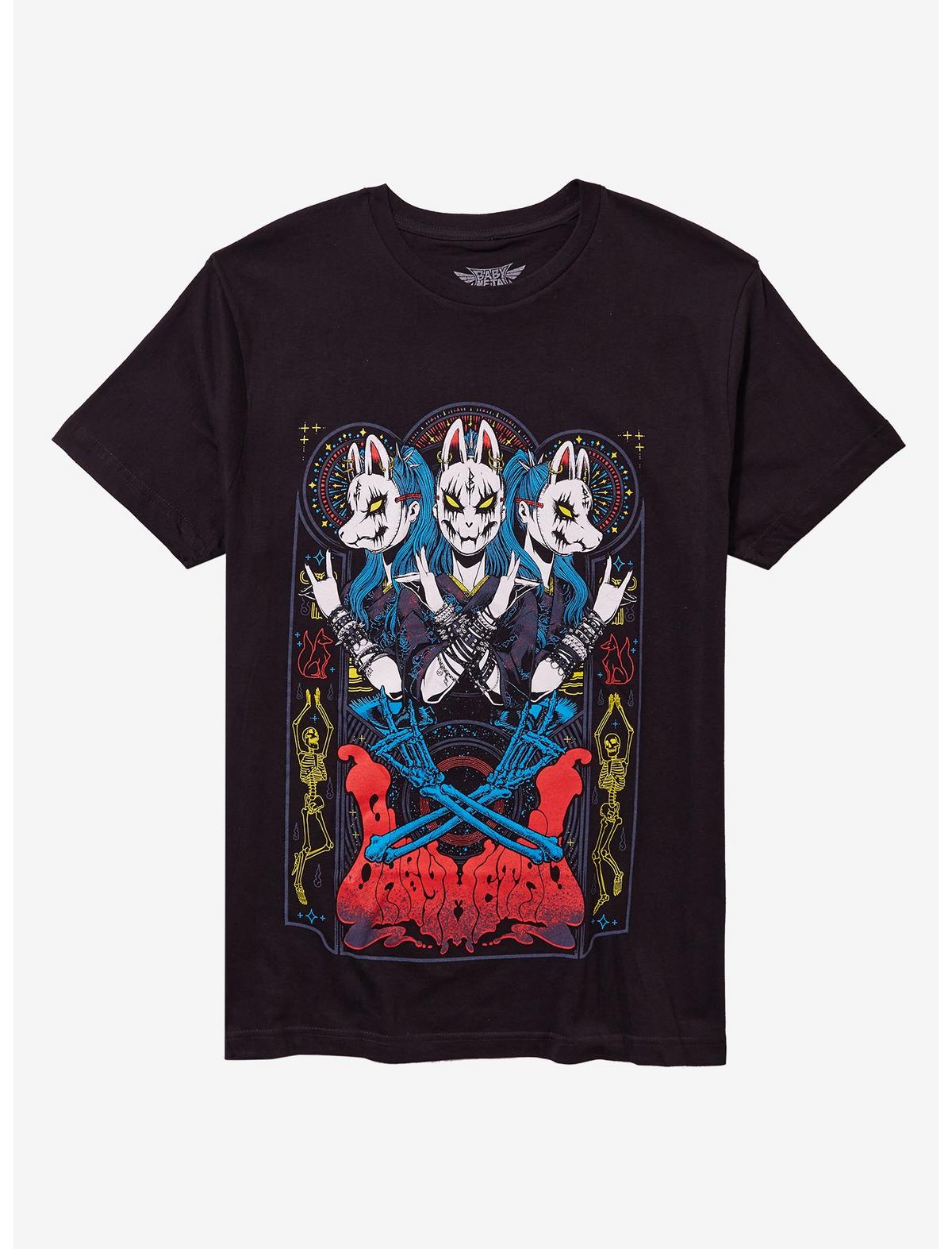 BABYMETAL Fox Mask Devil Horns T-Shirt - US 1695