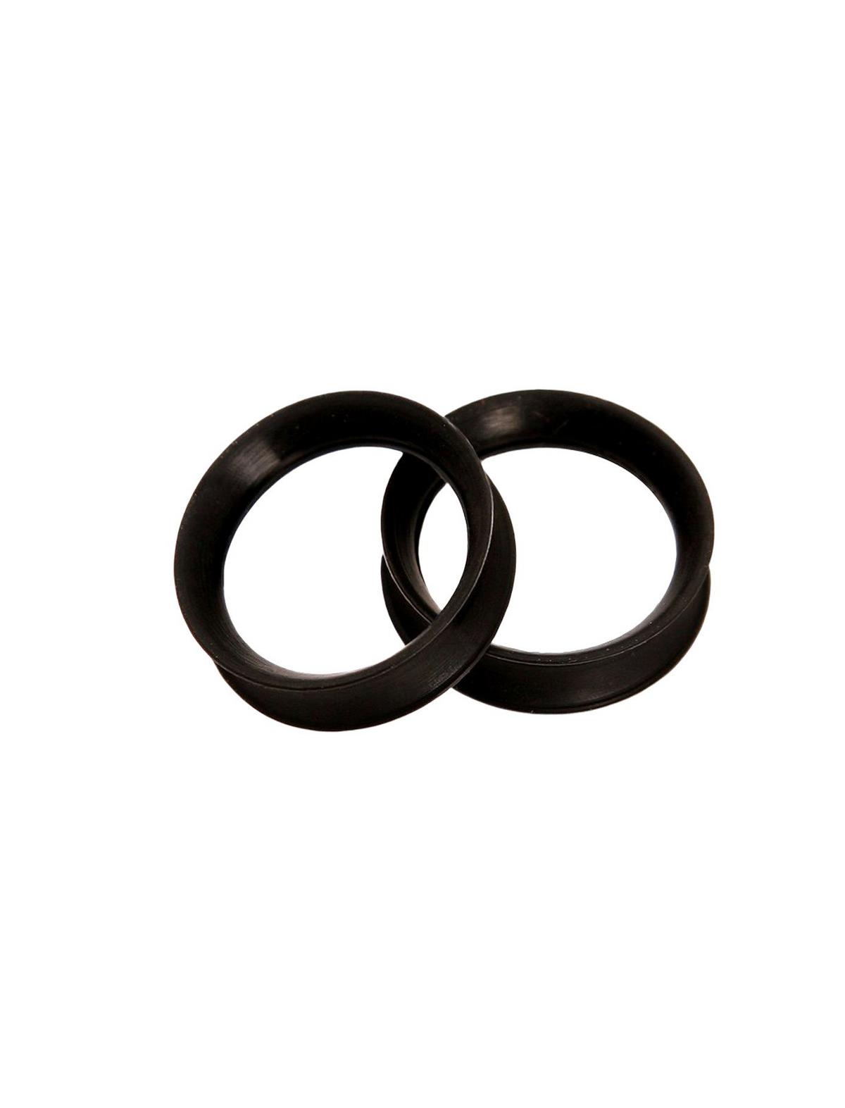 Kaos Softwear Black Earskin Eyelet Plug 2 Pack - US 8464