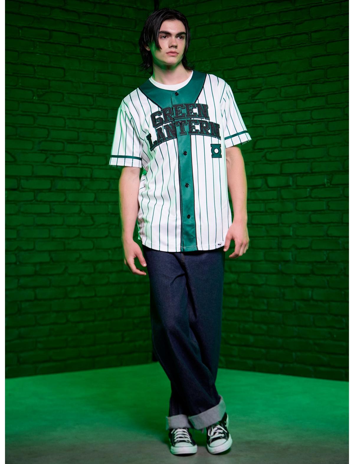 DC Comics Superman Green Lantern Baseball Jersey - US 5843