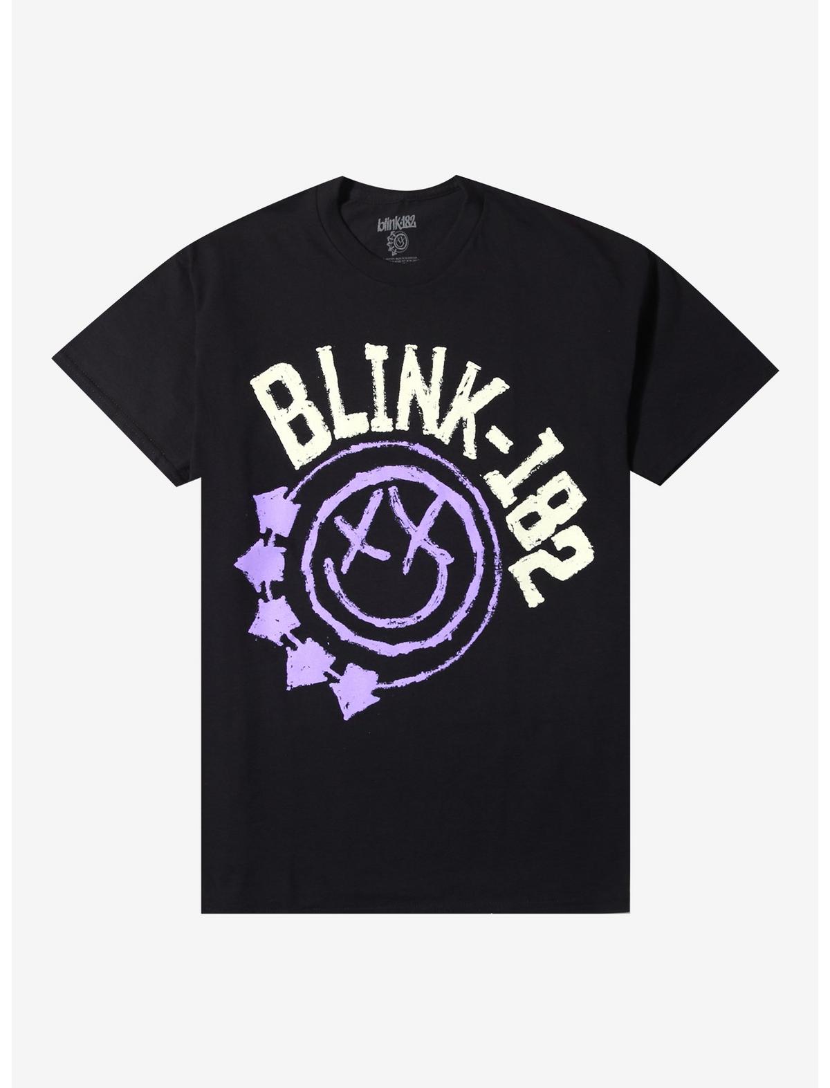 Blink-182 Purple Smile Logo T-Shirt - US 1784