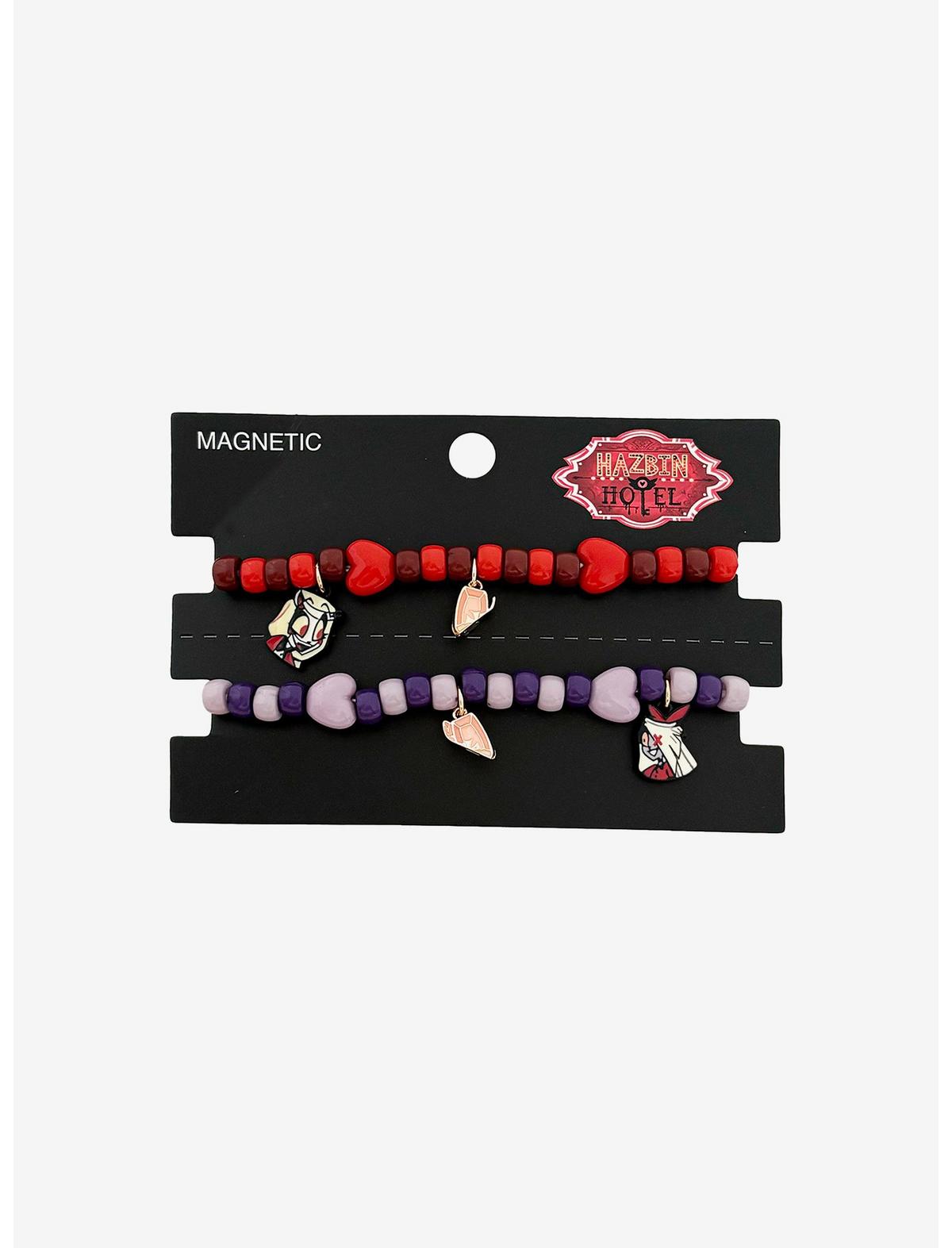 Hazbin Hotel Charlie & Vaggie Bead Bracelet Set - US 8059