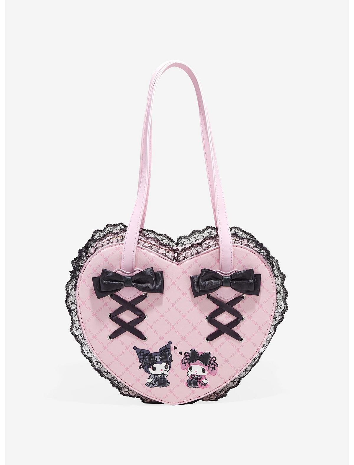Her Universe My Melody X Kuromi Lolita Figural Heart Bag - US 1826