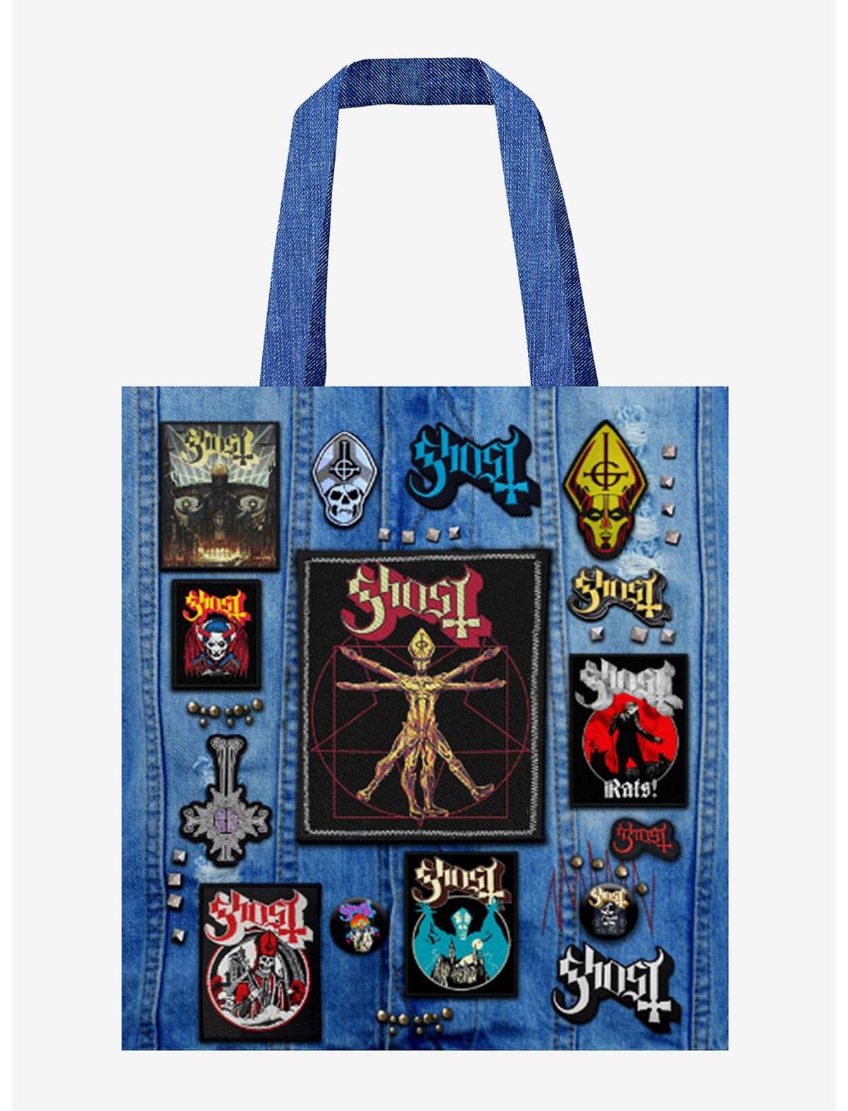 Ghost Patches Printed Tote Bag - US 5840