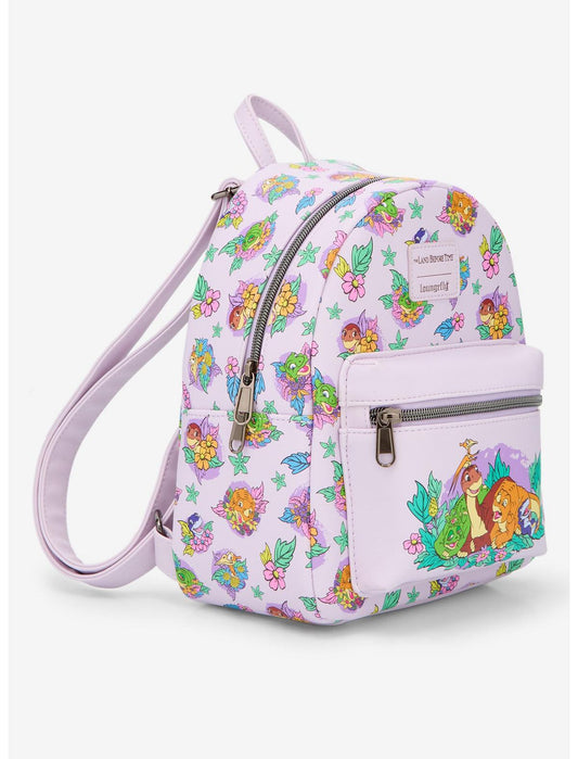 Loungefly The Land Before Time Dinosaurs Floral Mini Backpack - US 6139
