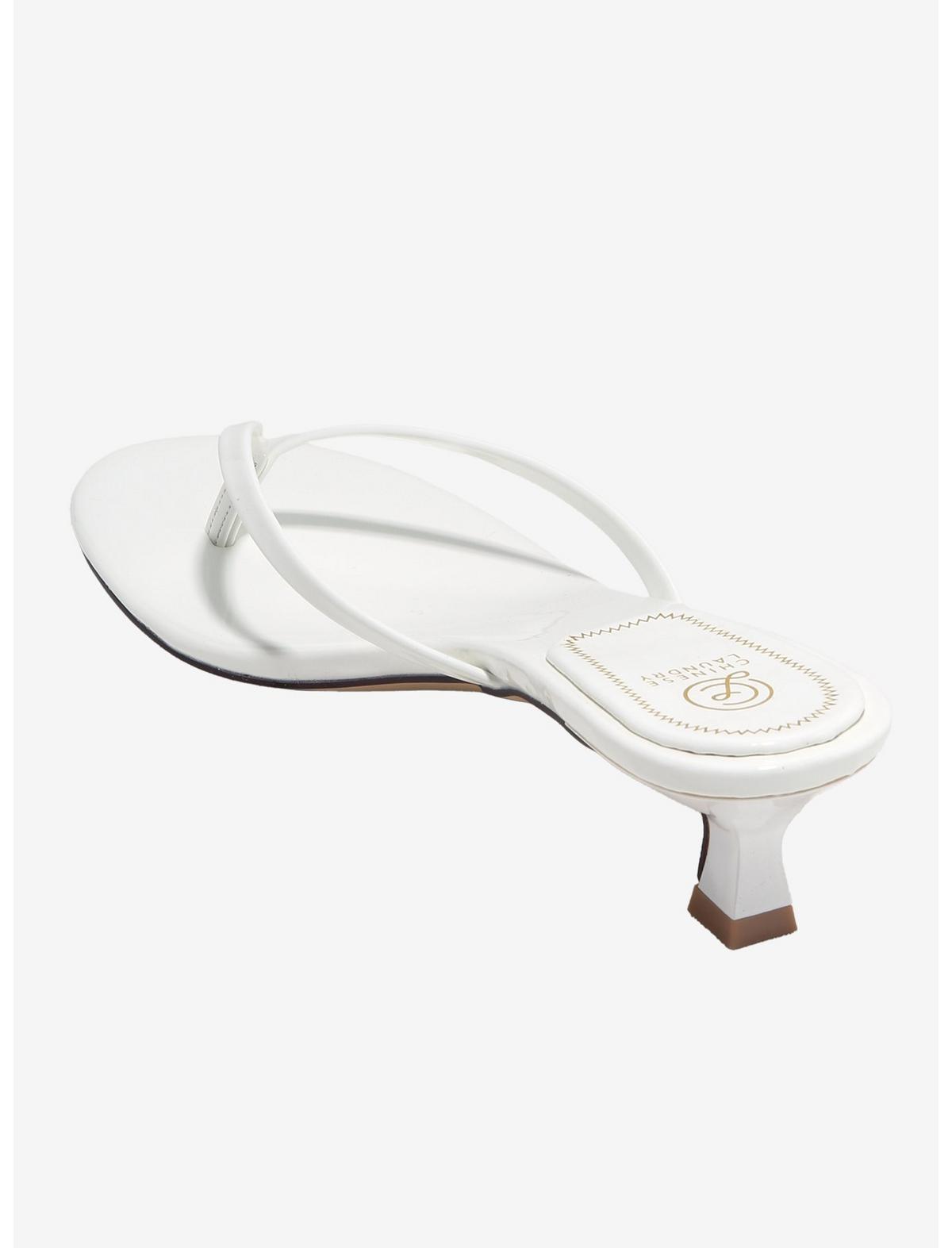 Chinese Laundry White Brissa Sandal Heels - US 7468