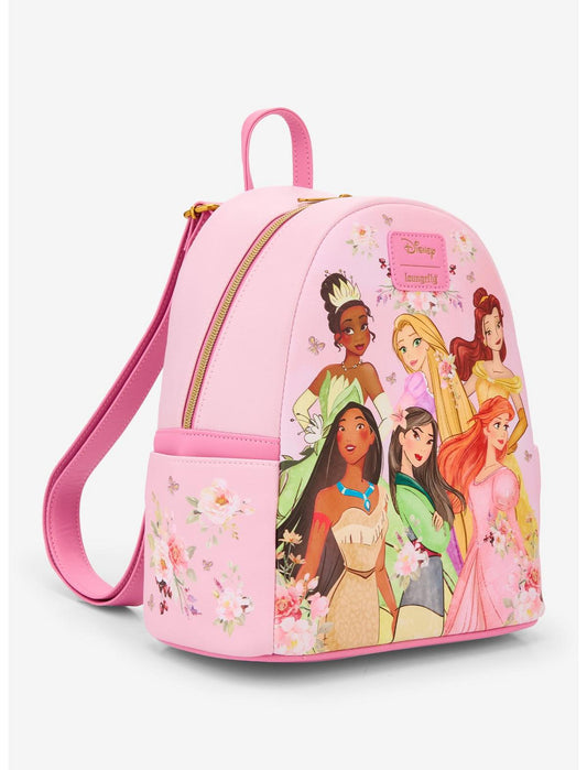 Loungefly Disney Princess Group Pink Mini Backpack - US 3416
