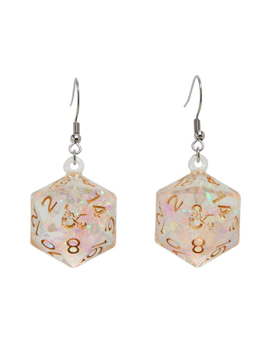 Dungeons & Dragons Iridescent Polyhedral Dice Earrings - US 0631