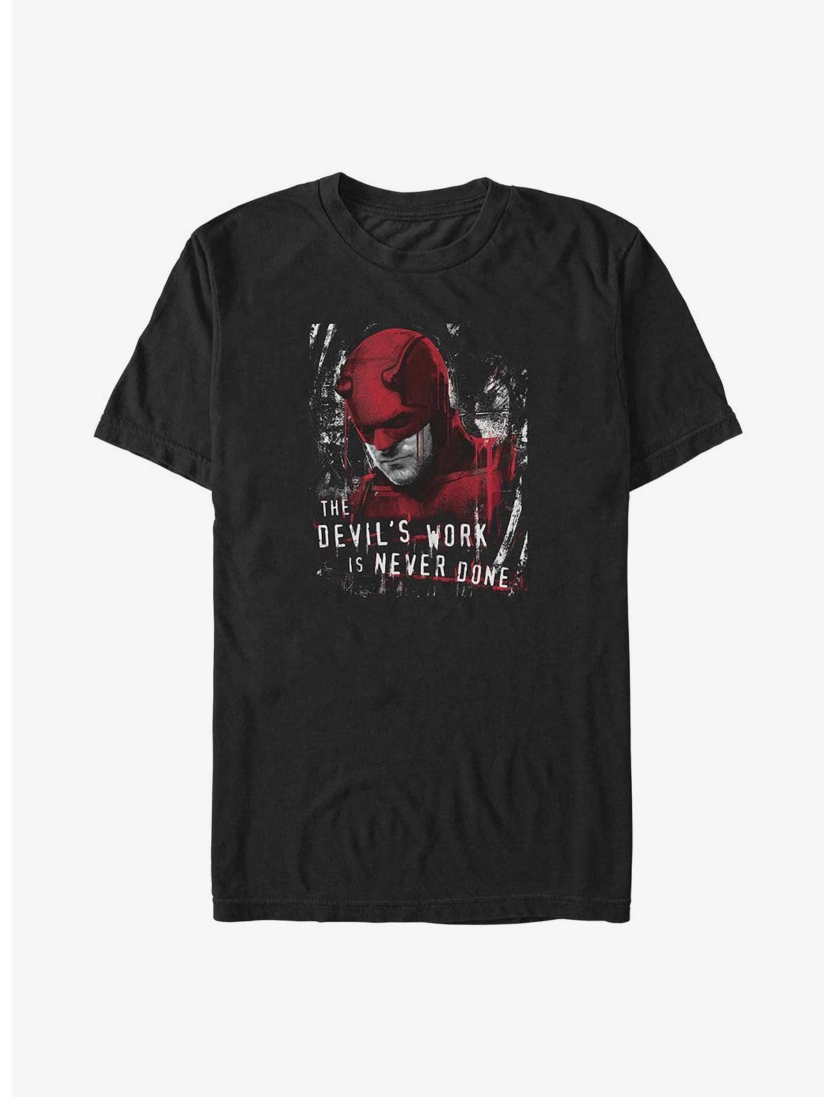 Marvel Daredevil: Born Again Work Is Never Done Big & Tall T-Shirt - US 9907