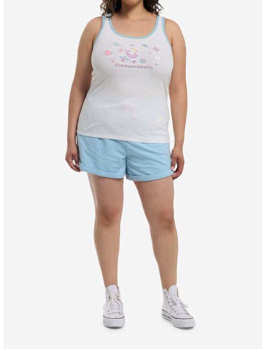 Cinnamoroll Sleepover Girls Racerback Tank Top Plus Size - US 9304