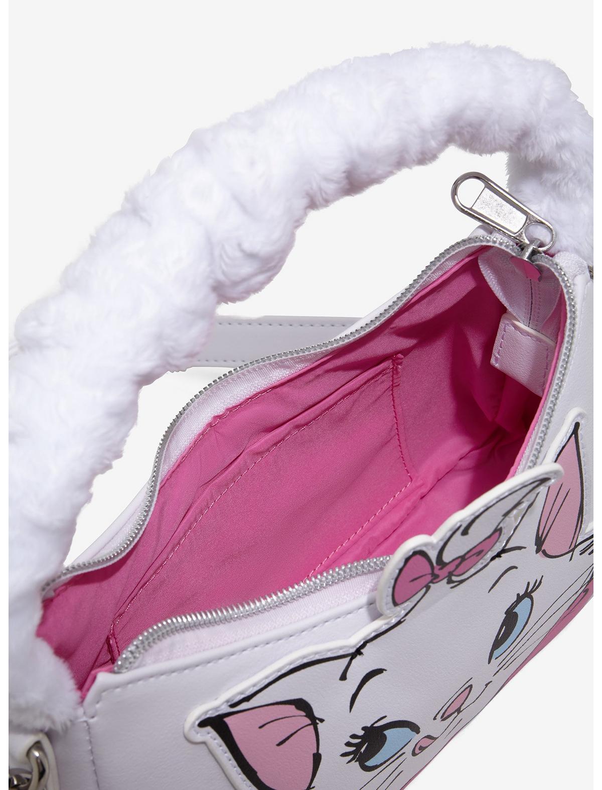 Loungefly Disney The Aristocats Marie Fuzzy Handle Crossbody Bag - US 1136