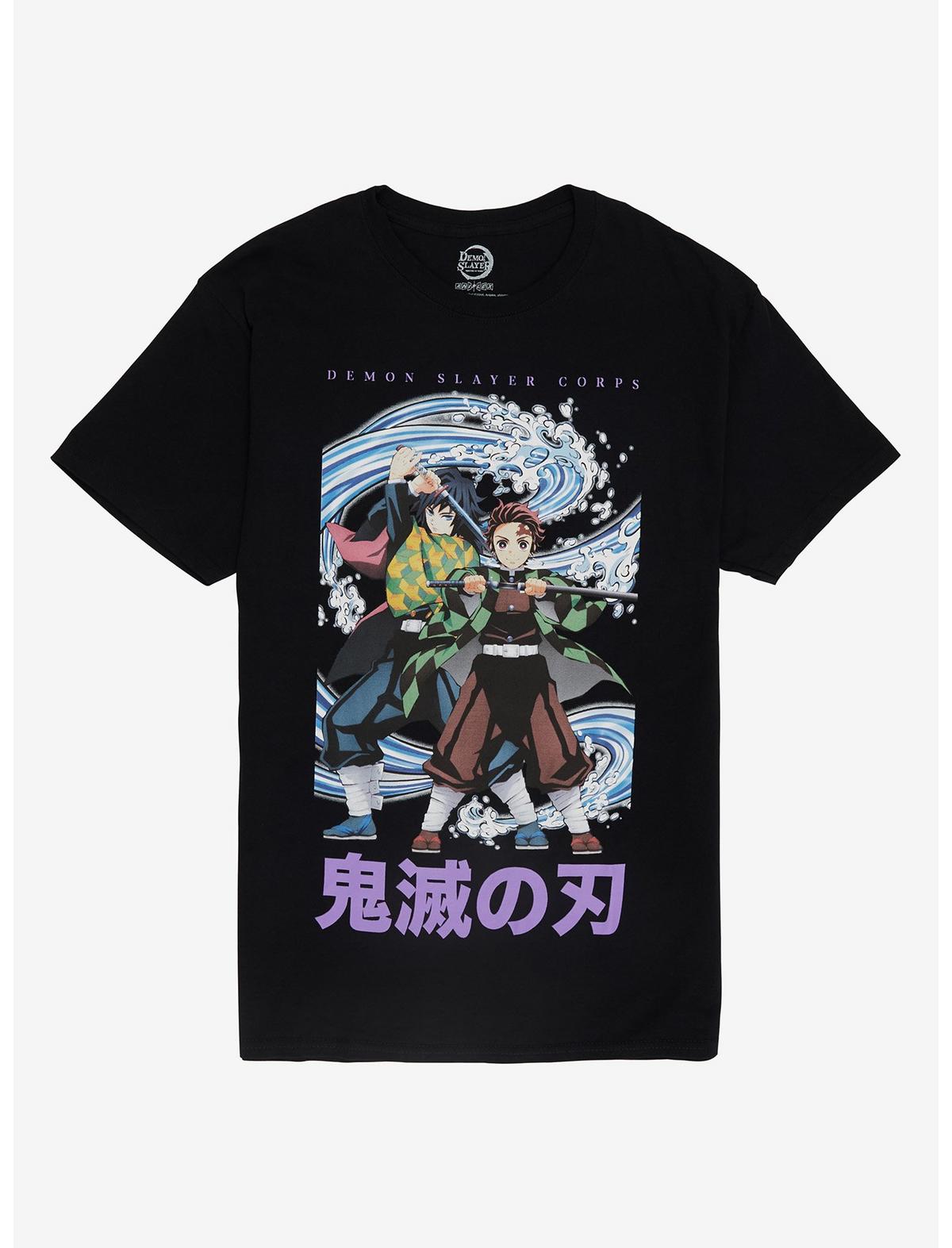 Demon Slayer: Kimetsu No Yaiba Giyu & Tanjiro T-Shirt - US 9785