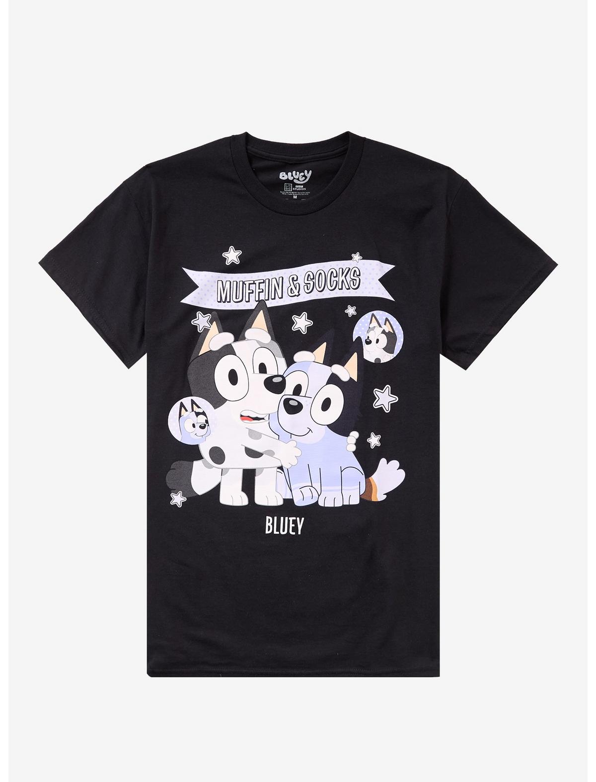 Bluey Muffin & Socks Star T-Shirt - US 4848