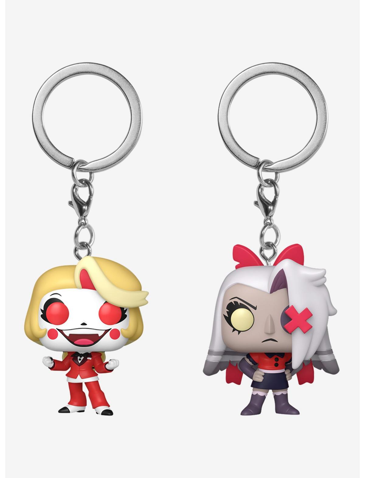 Funko Hazbin Hotel Pocket Pop! Charlie & Vaggie Vinyl Keychain Set Hot Topic Exclusive - US 0075