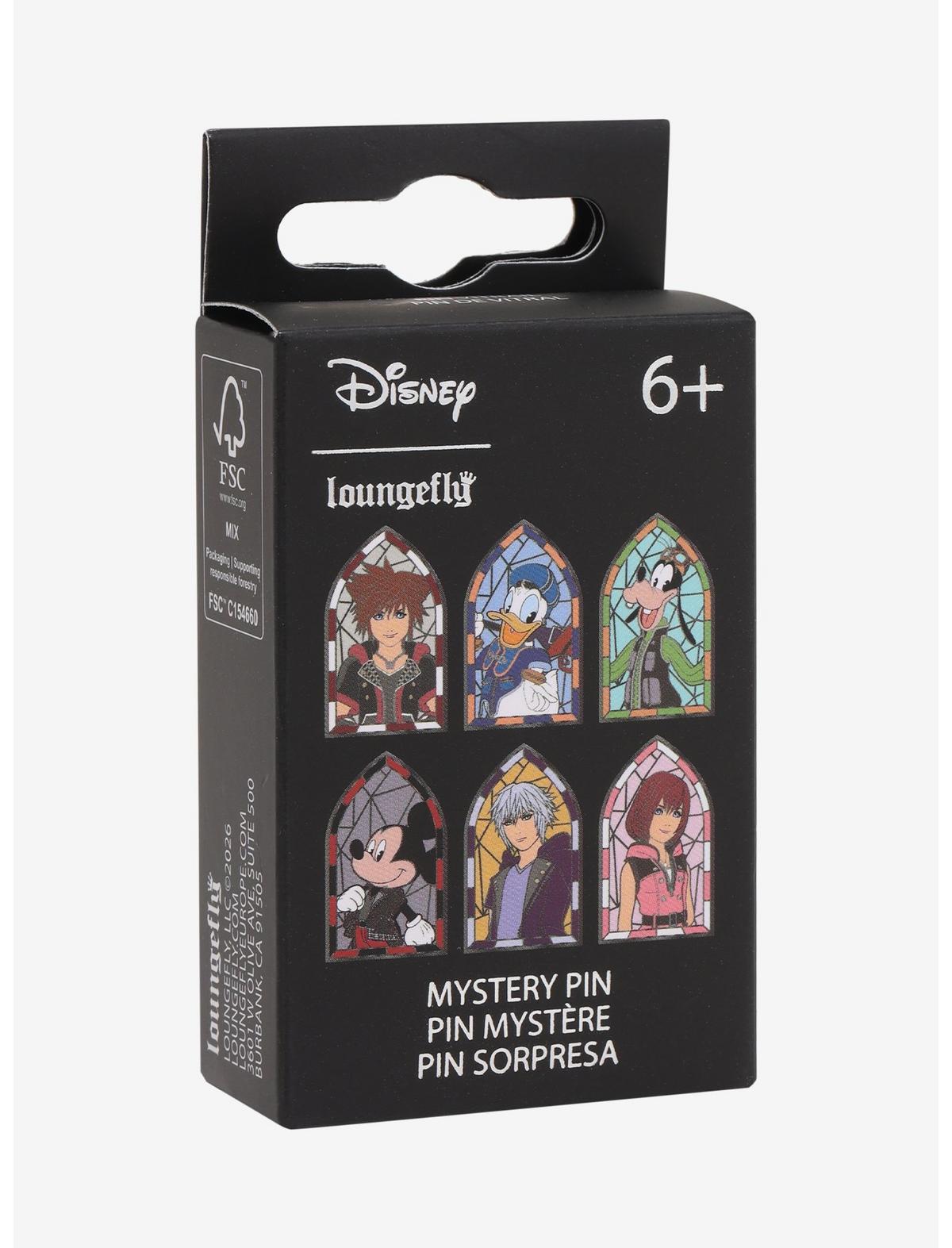 Loungefly Disney Kingdom Hearts Stained Glass Blind Box Enamel Pin Hot Topic Exclusive - US 6117