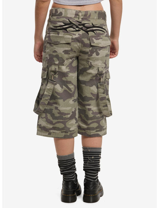 Camouflage Cargo Jorts - US 6338
