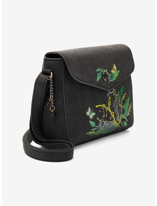 Black Lily Of The Valley Crossbody Bag - US 3843
