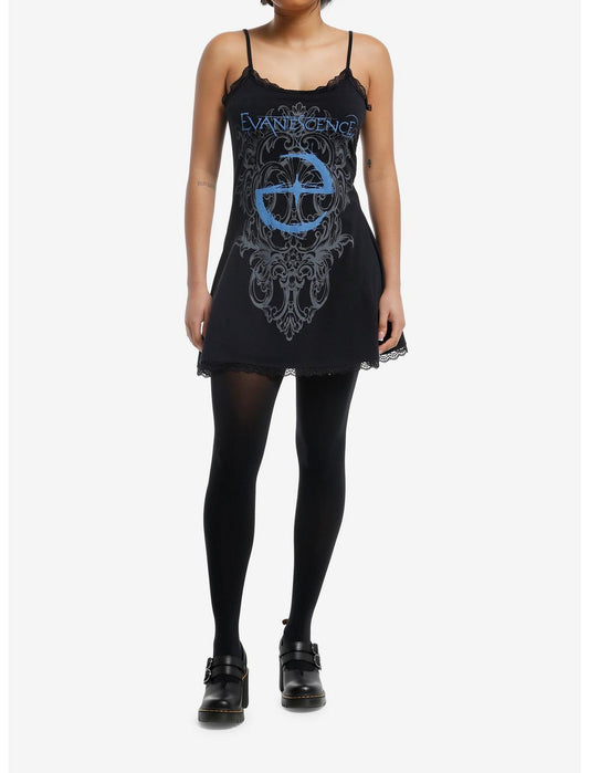 Evanescence Logo Filigree Cami Dress - US 3731