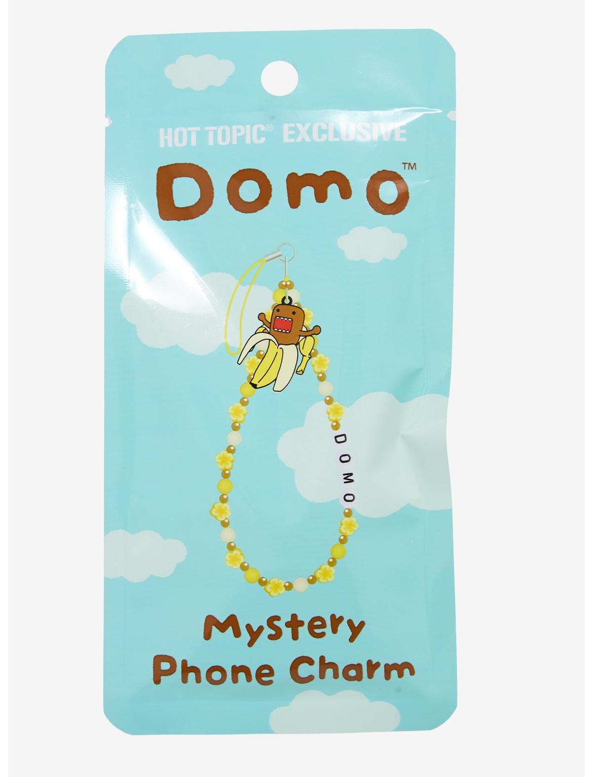 Domo Costume Blind Bag Beaded Phone Charm Hot Topic Exclusive - US 3095