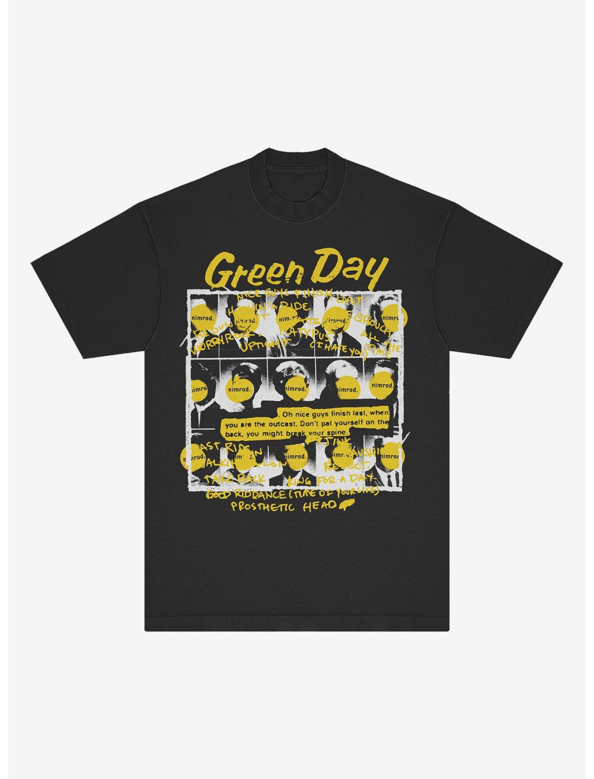 Green Day Nimrod Grid T-Shirt - US 2616
