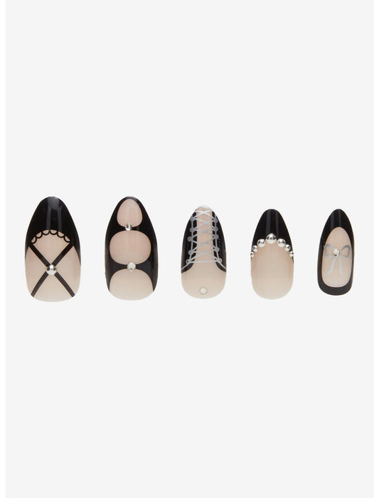 Blackheart Dark Coquette Press-On Nail Set - US 3411
