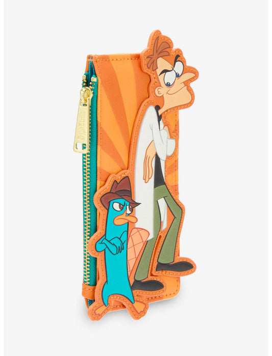 Loungefly Disney Phineas And Ferb Perry The Platypus & Dr. Doofenshmirtz Cardholder - US 5443