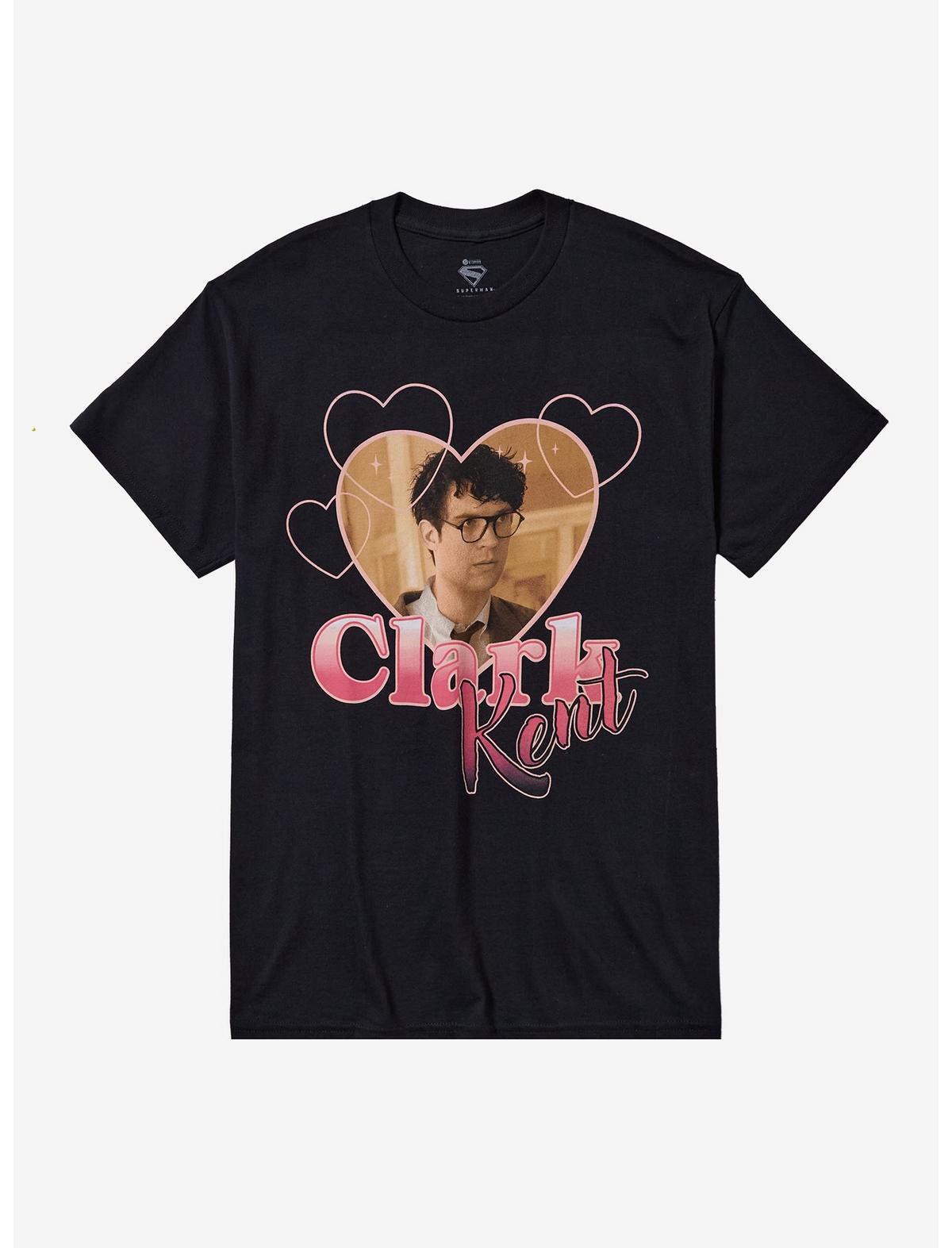 DC Comics Superman Clark Kent Hearts T-Shirt - US 4826