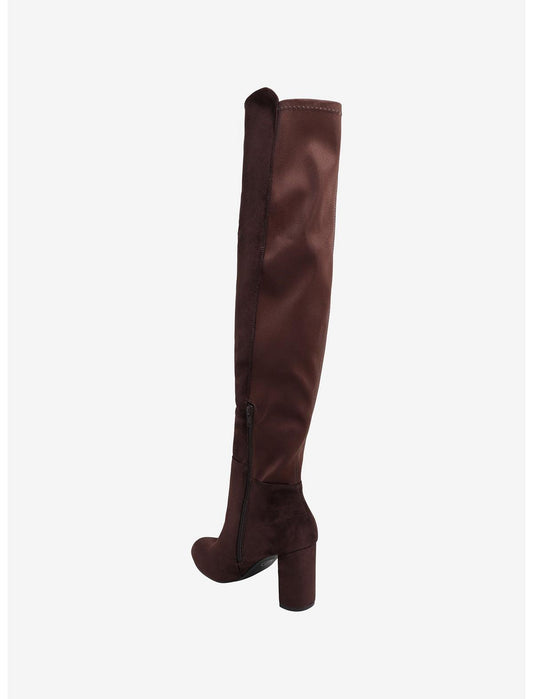 Chinese Laundry Brown Faux Suede Thigh-High Boots - US 6124