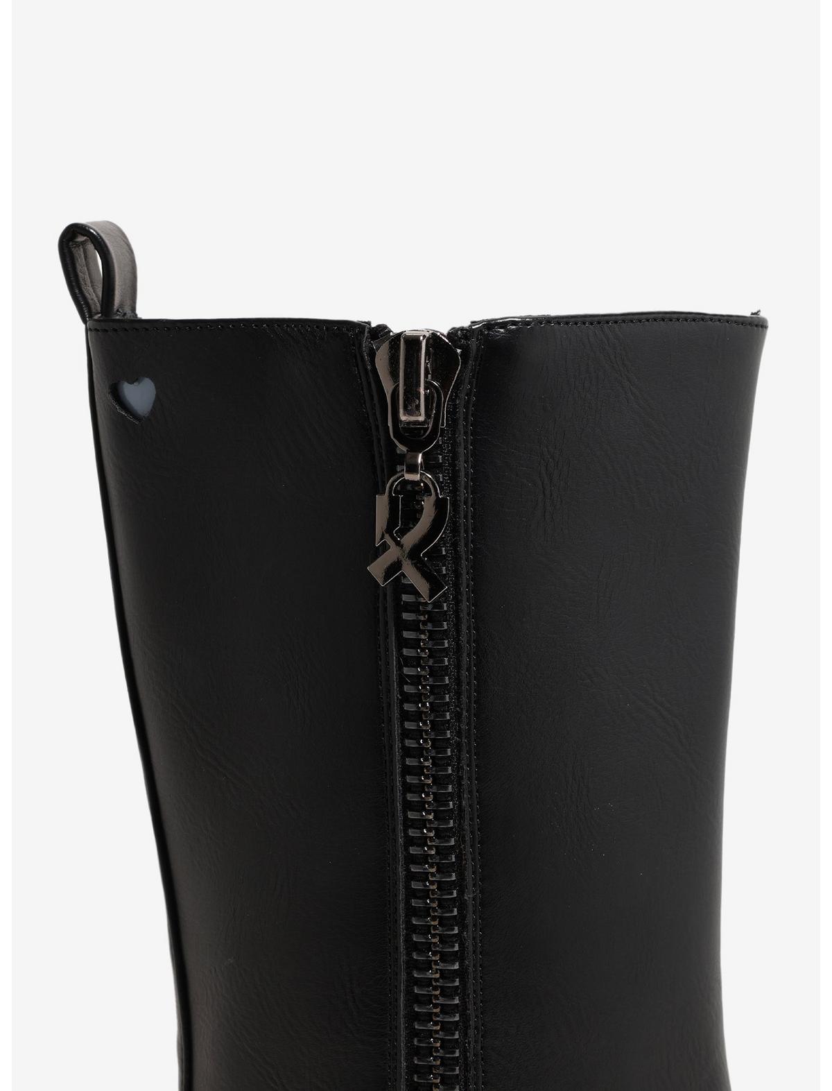 Koi Black Halcyon Heel Boots - US 4127