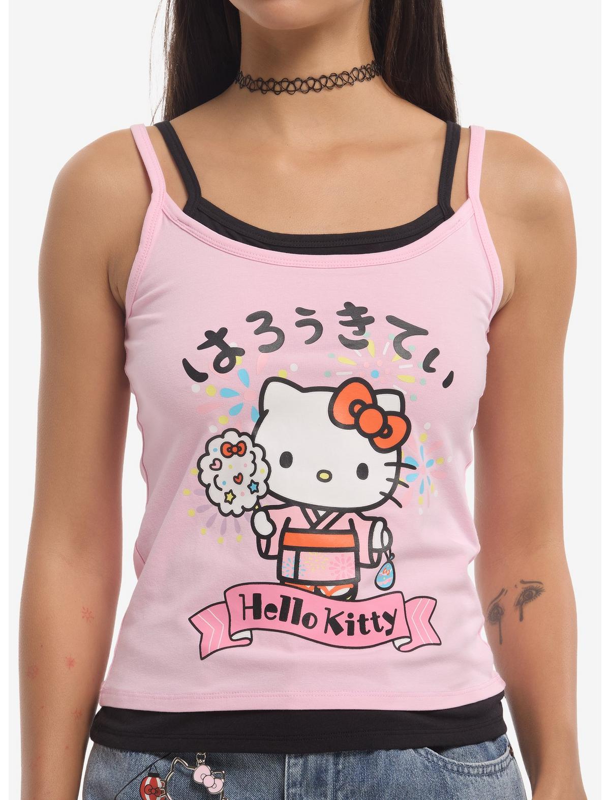 Hello Kitty Matsuri Double Layer Girls Cami - US 4432