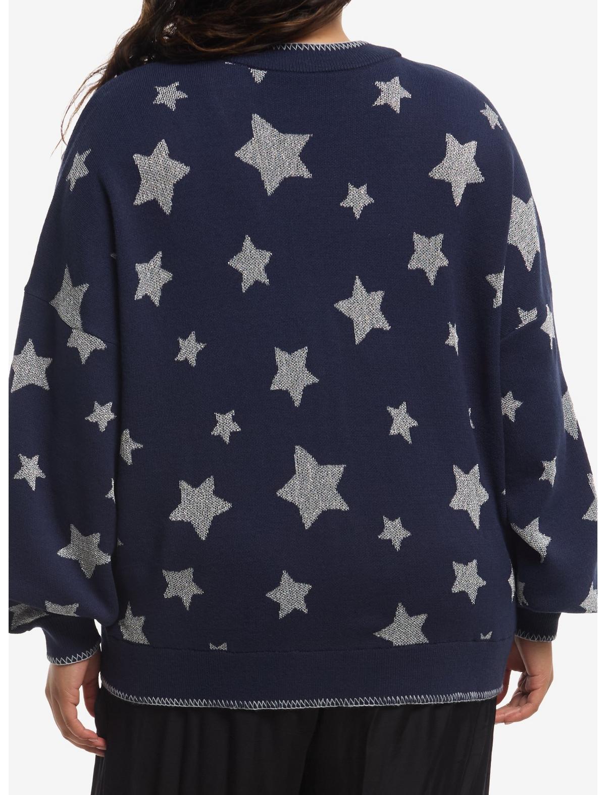 Coraline Silver Star Girls Cardigan Plus Size - US 0614