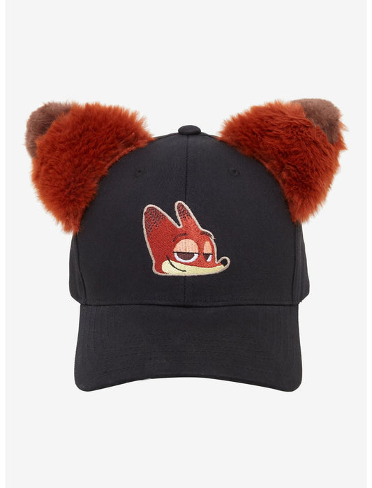 Disney Zootopia 2 Nick Wilde Plush Ears Dad Cap - US 2930